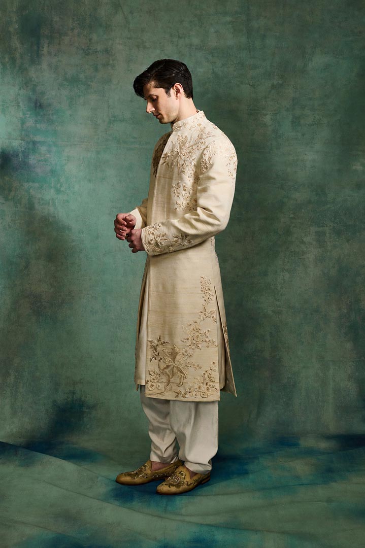 IVORY REGAL SHERWANI SET