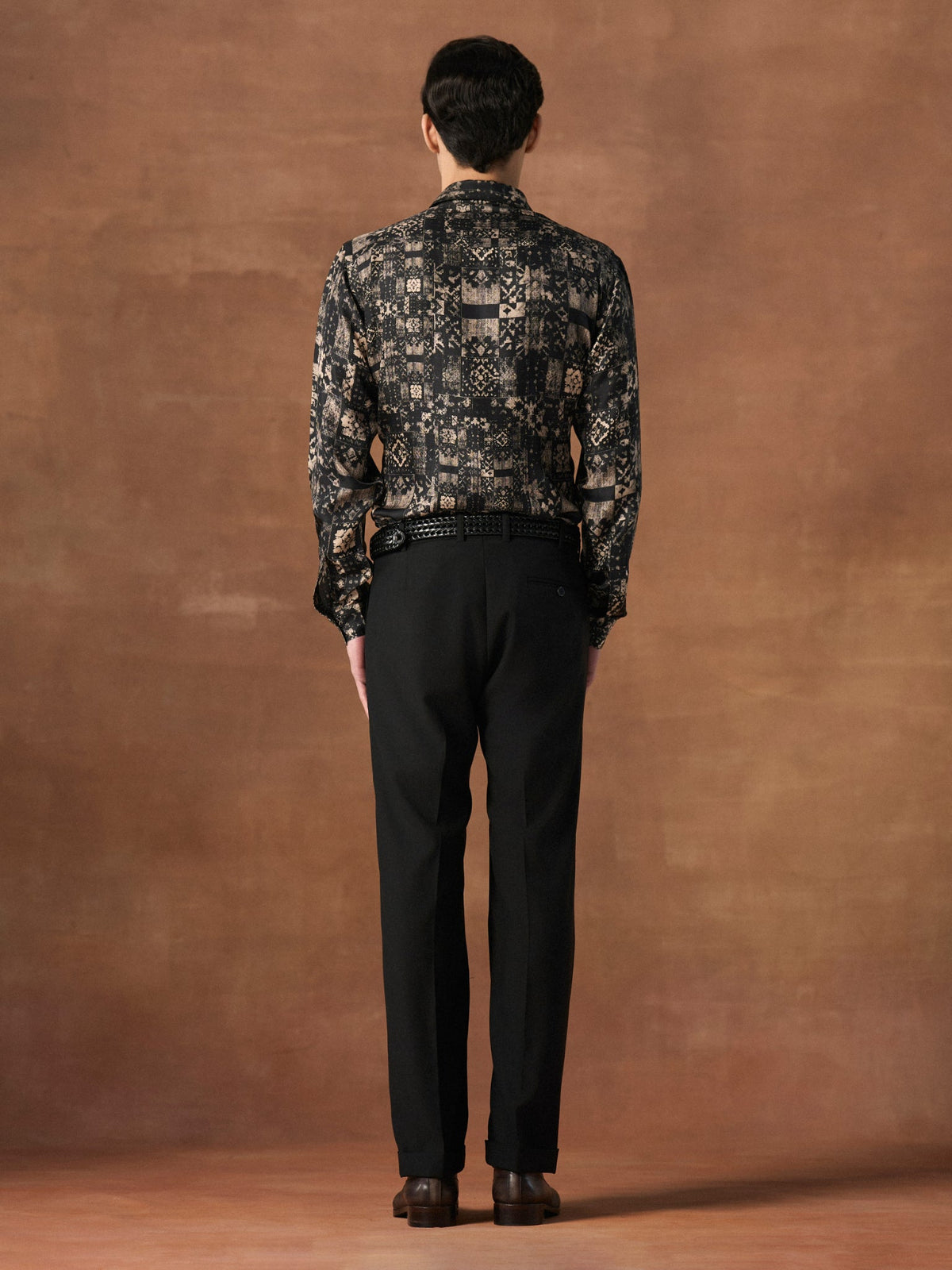 IMPRINT SILK SHIRT