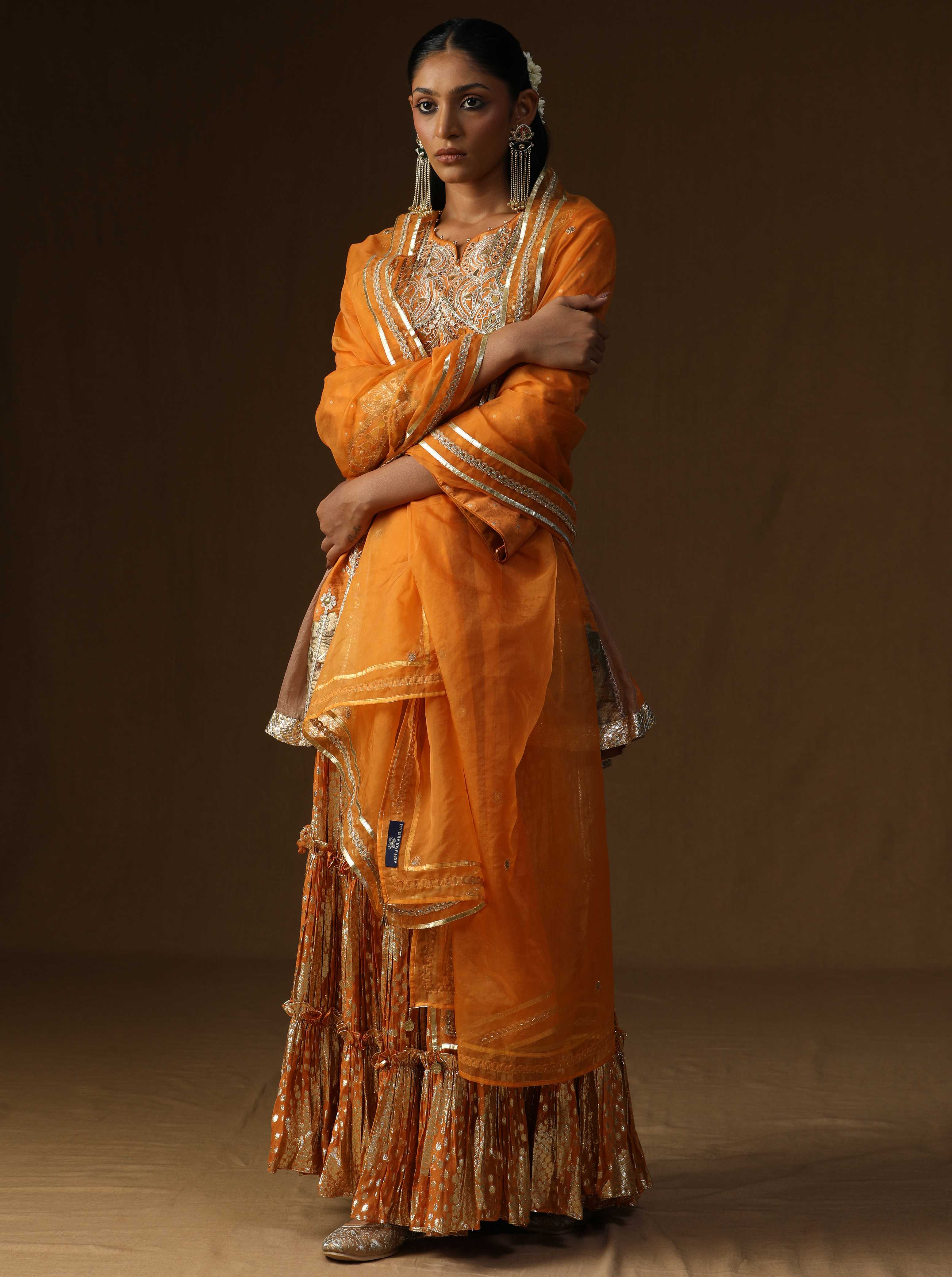 Rasika � Kesari Embroidered Sharara Set