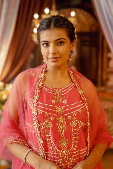Magenta Pink Sharara - image 3