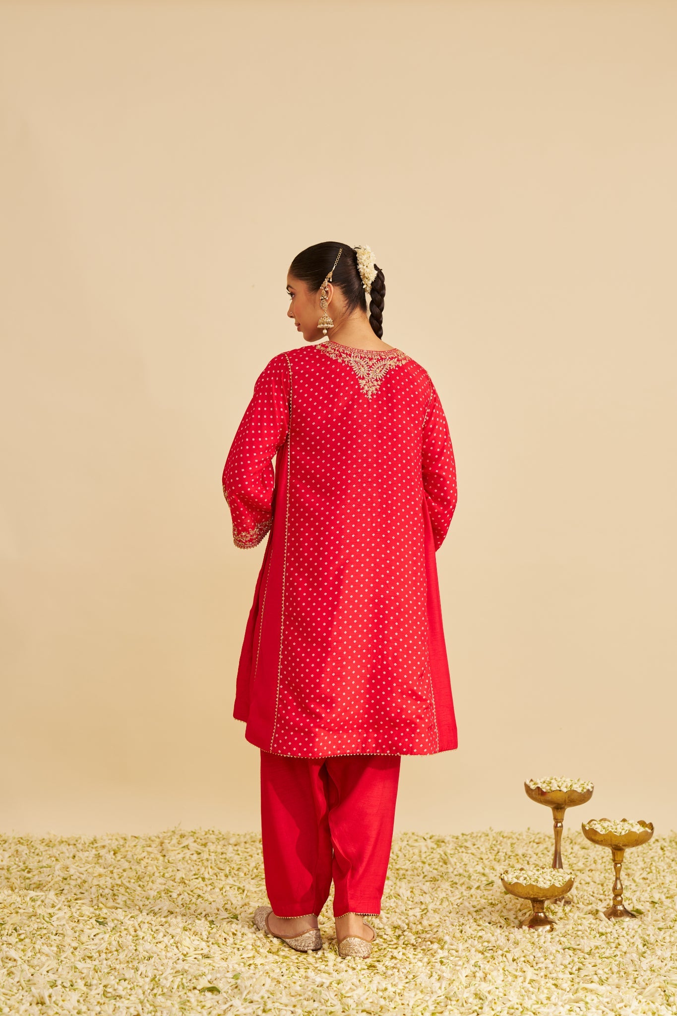 KAYRA - SHORT GATHERED CHAUGA WITH SALWAR