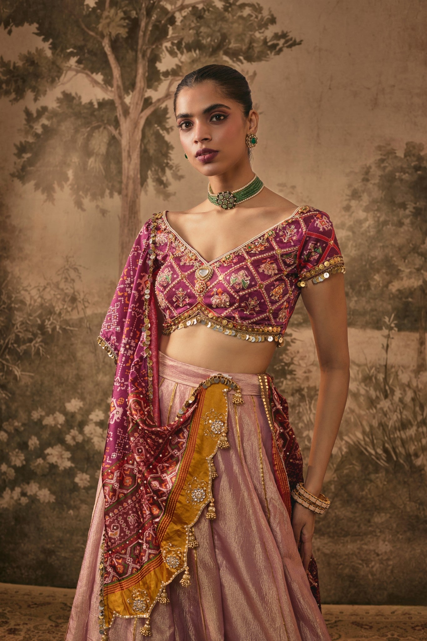 PATOLA  LEHENGA SET