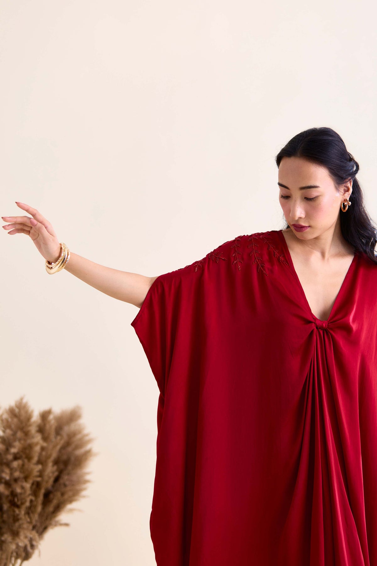 Diya Knoted Kaftan
