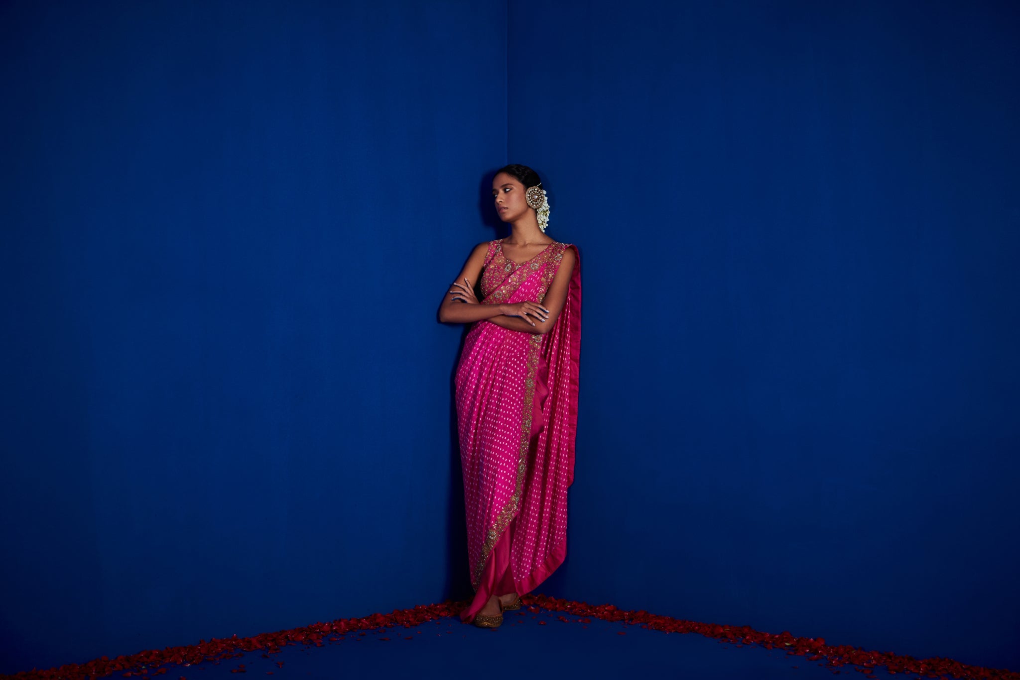 Draped Concept Saree