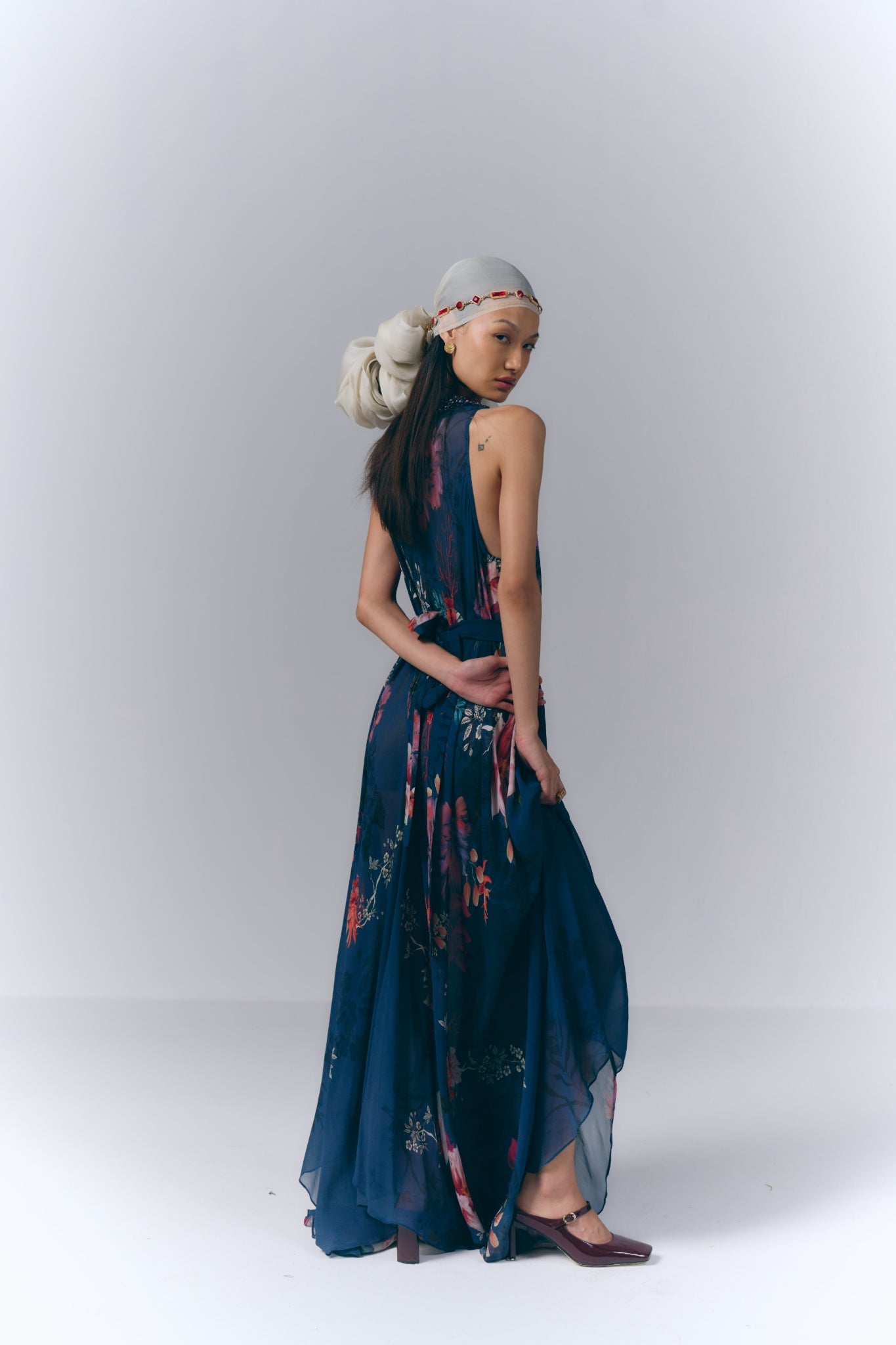 Midnight Floral Dress