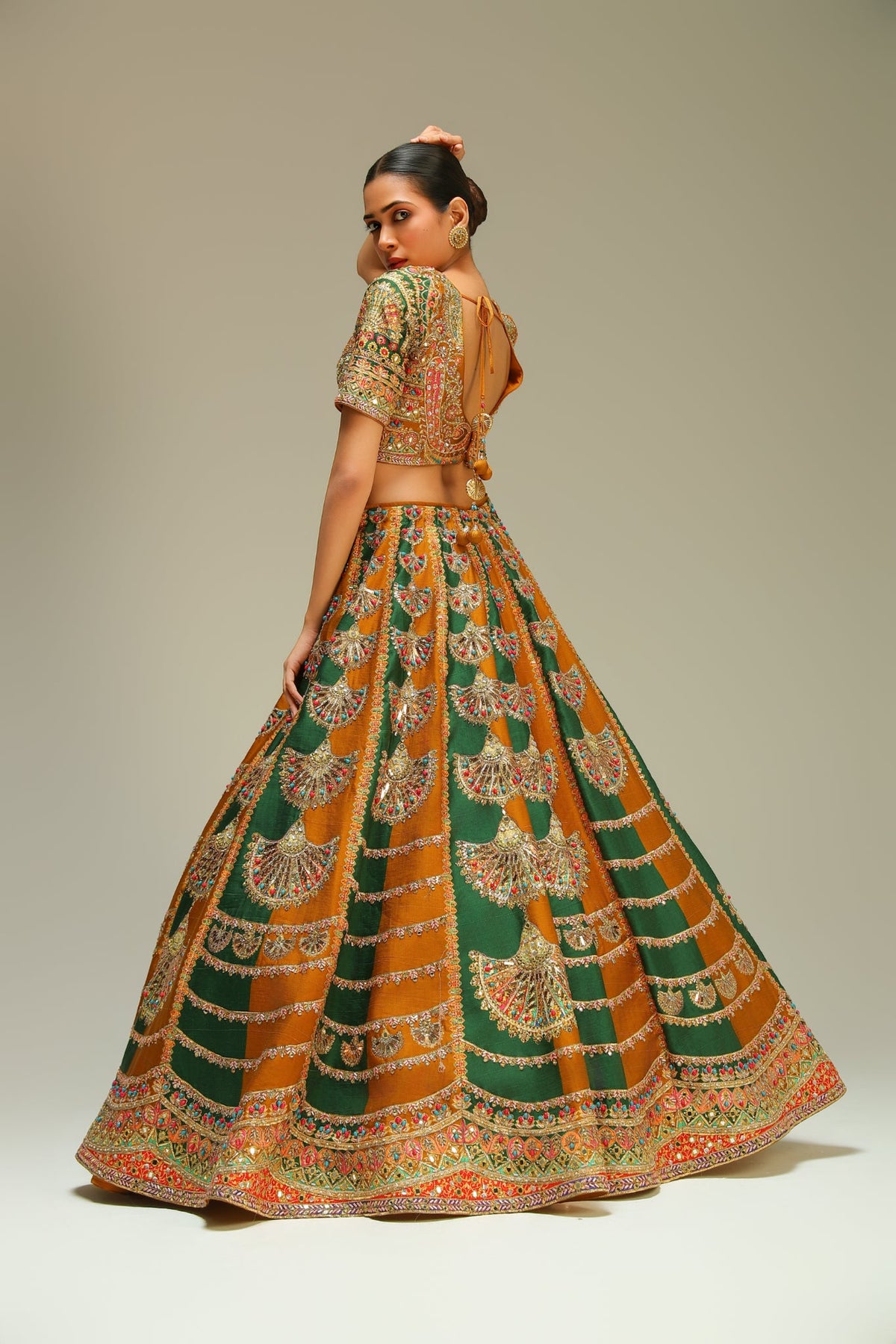 Rang Mahal Embroidered Lehenga Set