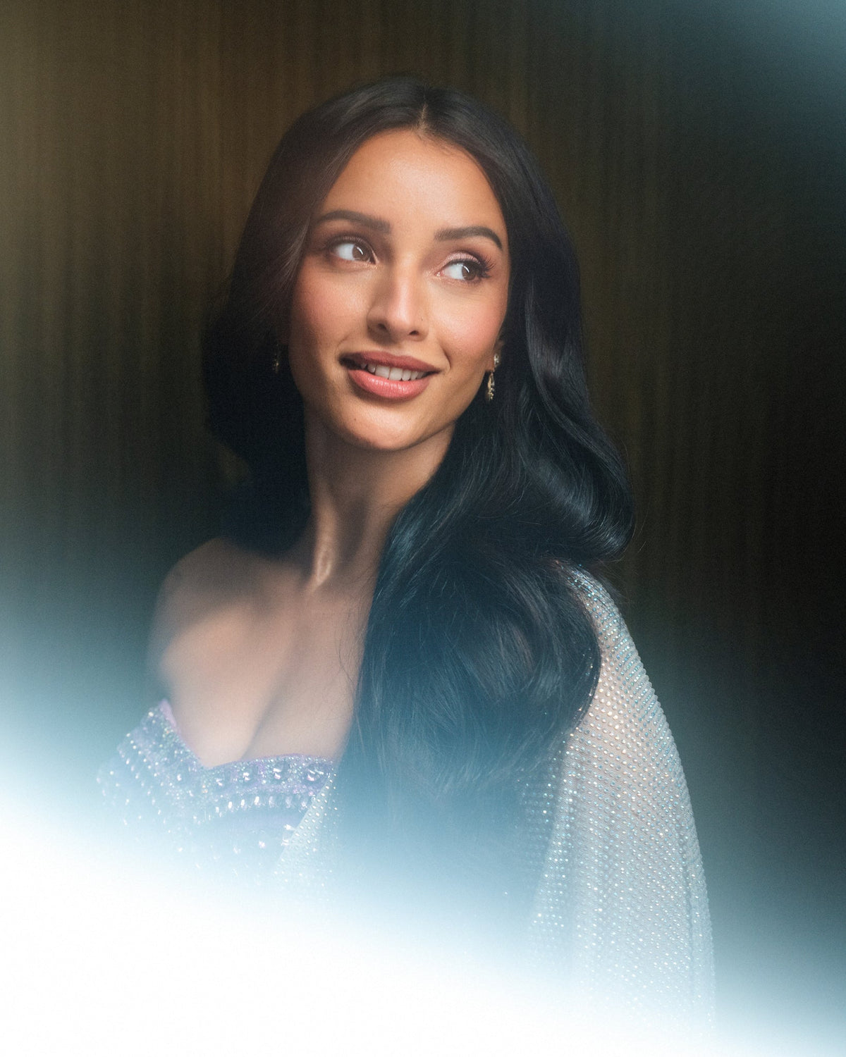 Tripti Dimri in Lilac Lumina Drape Set