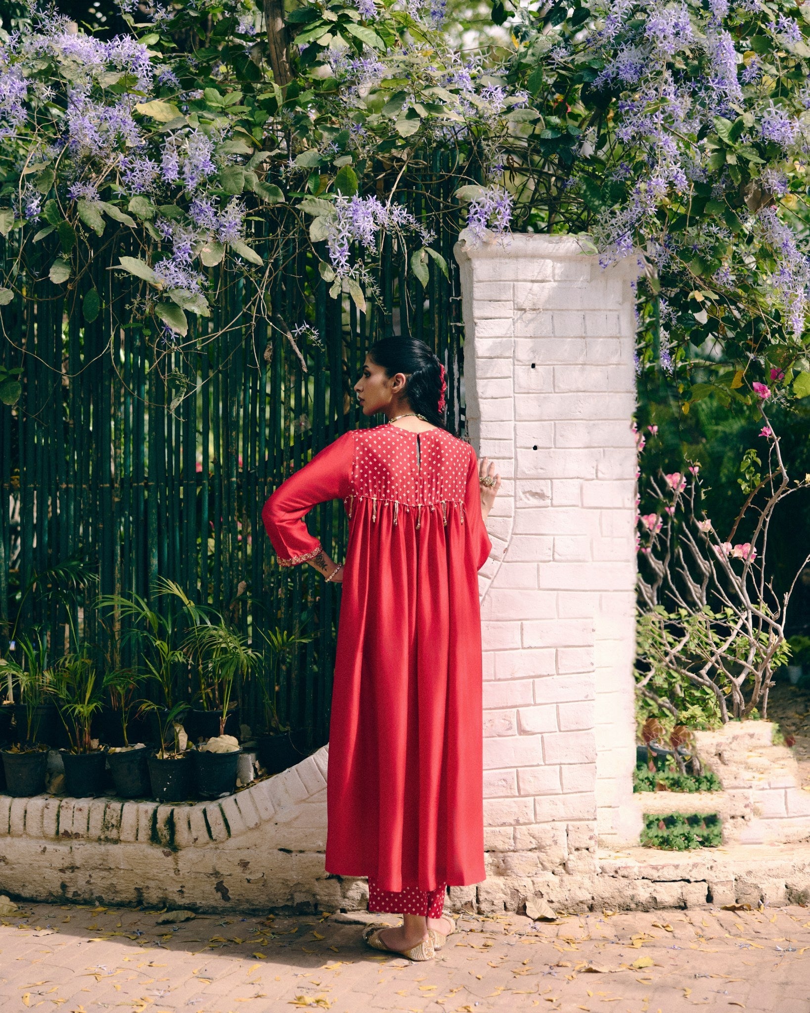 Whispers of Bandhani Kurta Set