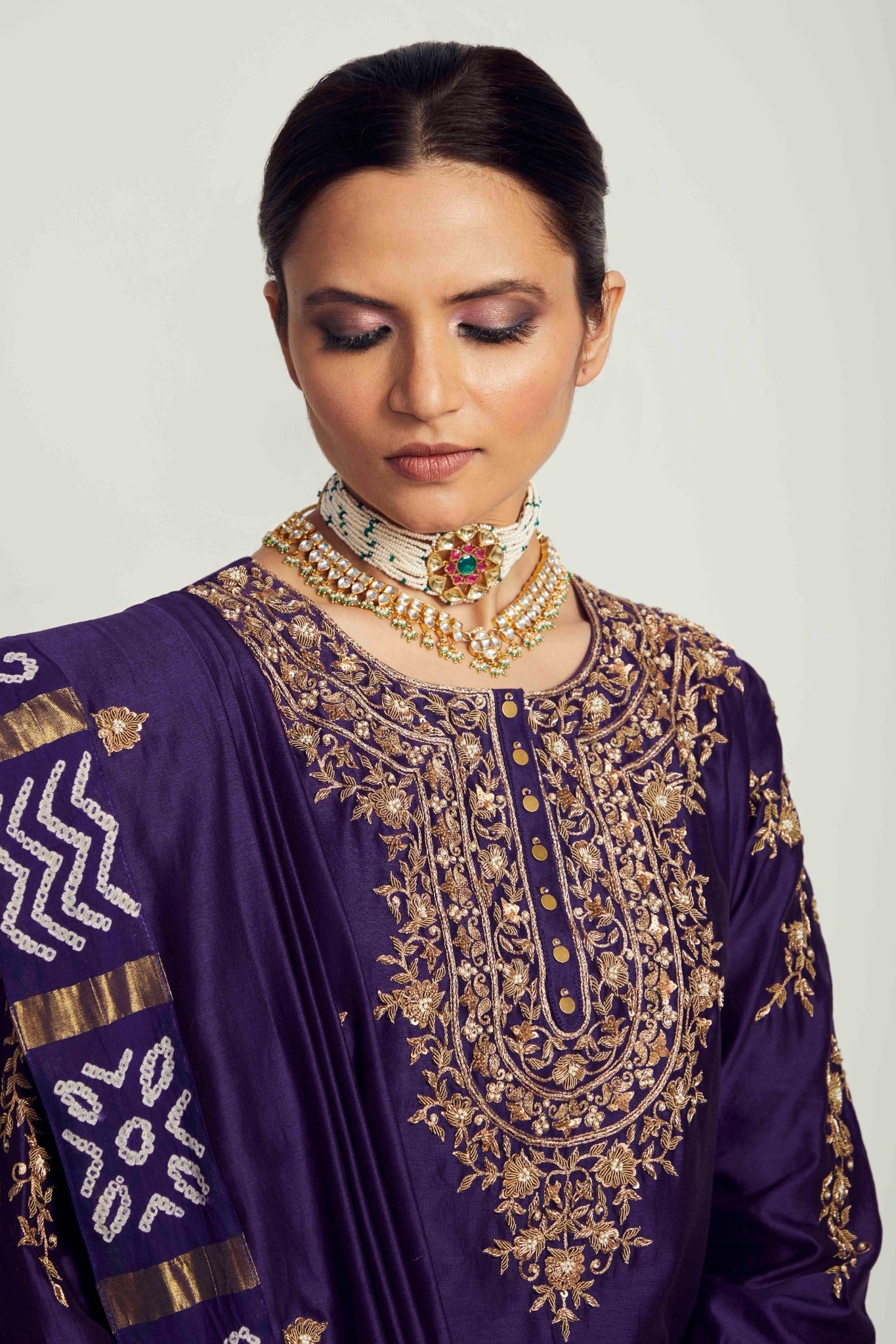 SAAZ Gharchola Gharara set