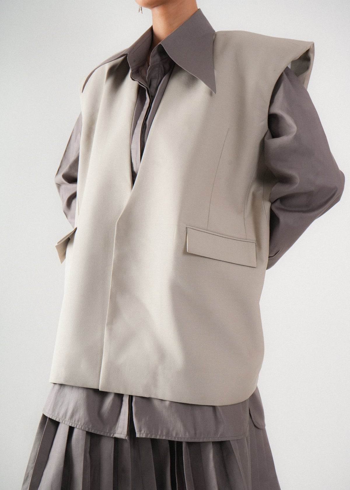 Luna Oversized Waistcoat