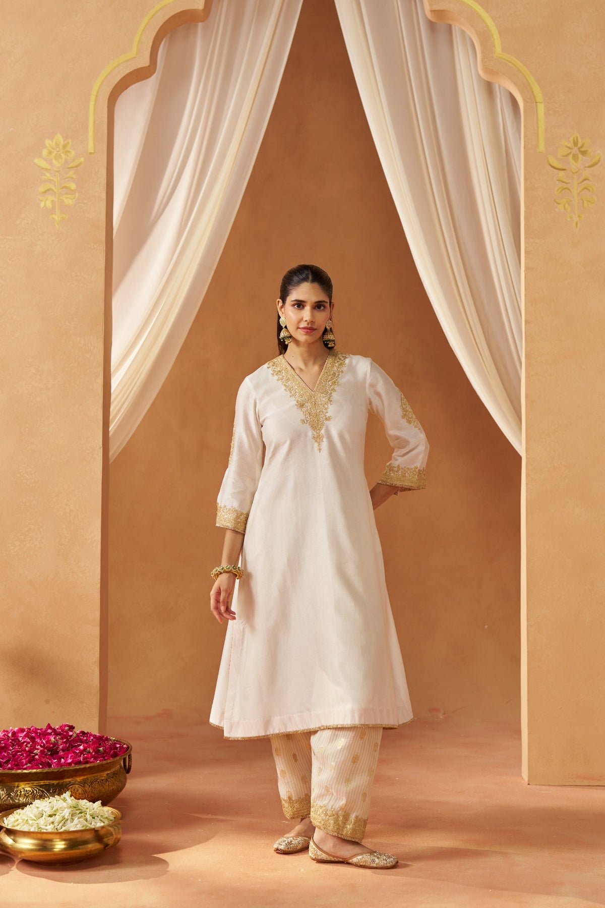 Liana Daisy  Chauga with Salwar and Dupatta