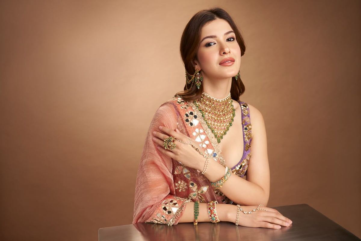 AZAL SHEESH LEHENGA