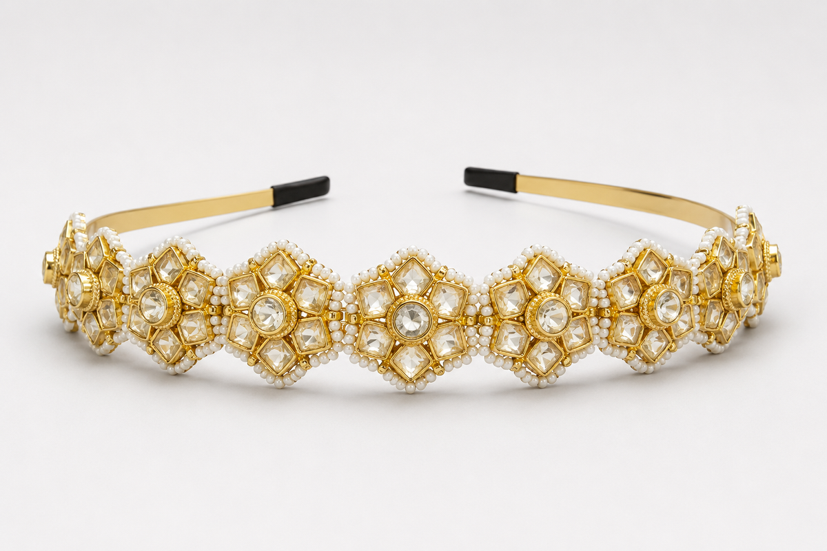 Polki Floral Headband