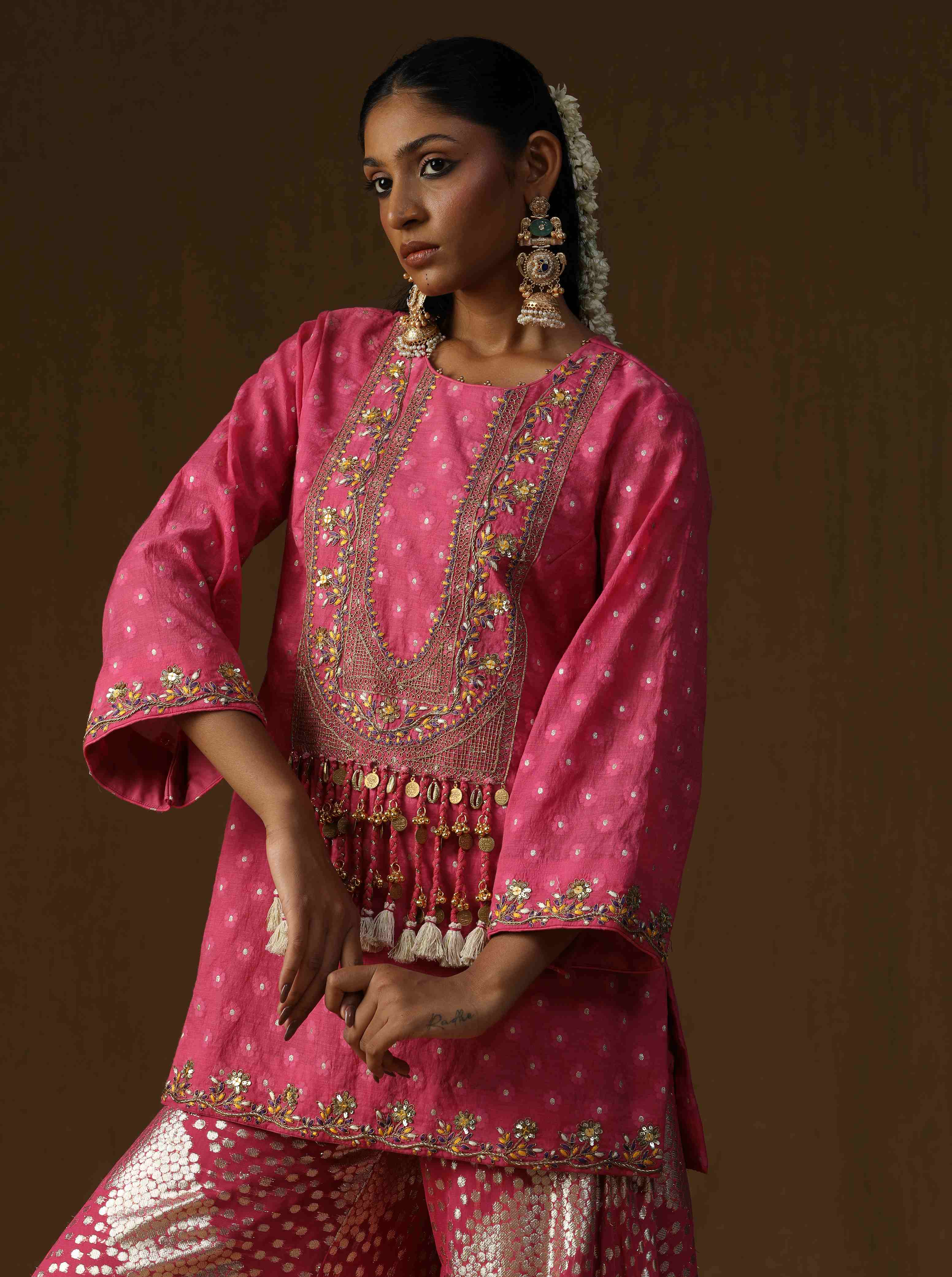 Rasika � Gulabi Embroidered Sharara Set
