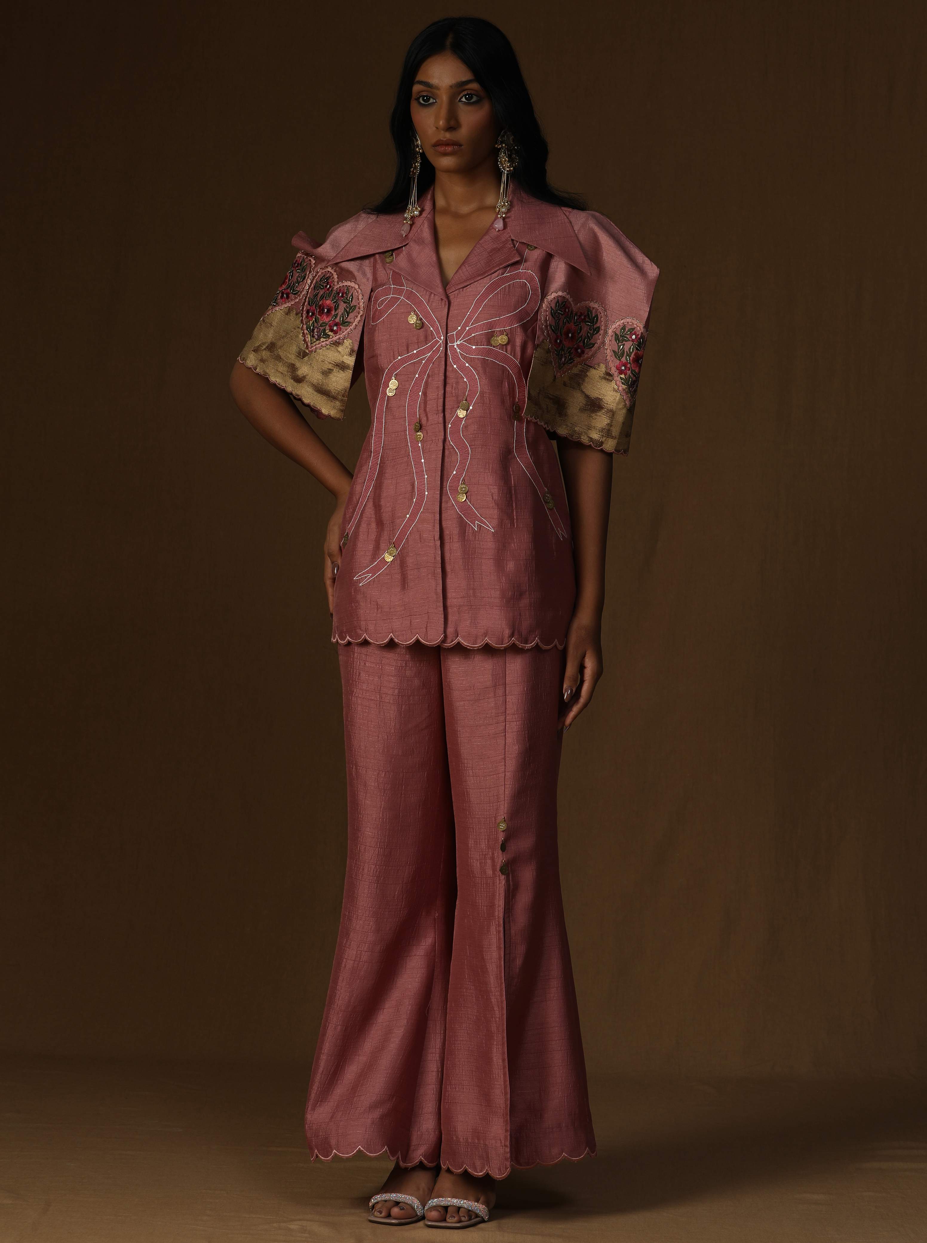 Chitra Gulab Noor � The Artisan Rooh Co-ord Set