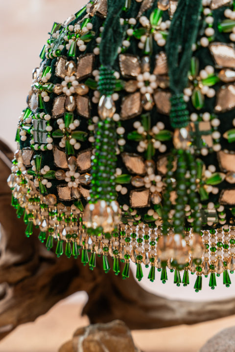 Floral Trellis Emerald