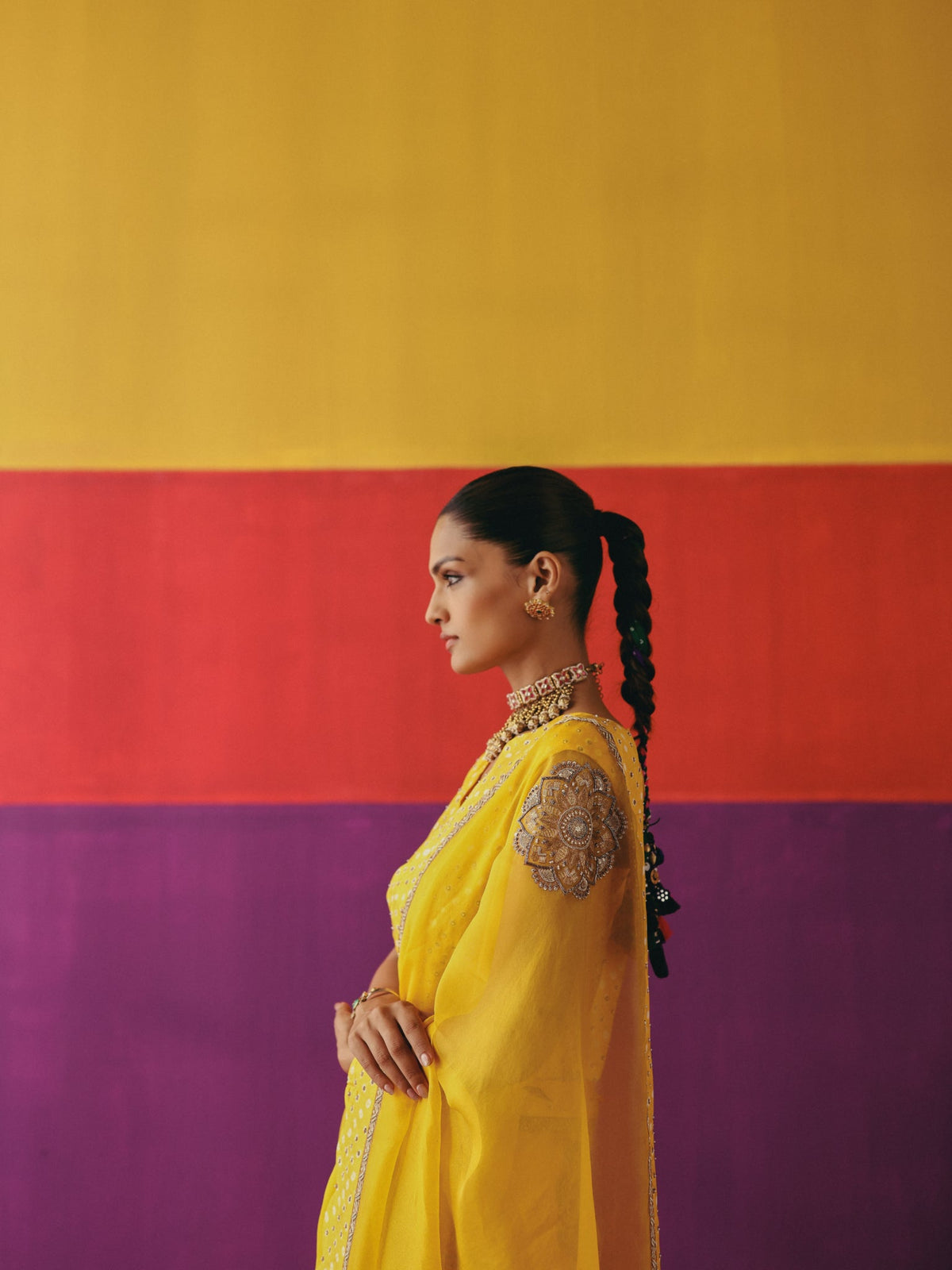 Mandala Surajmukhi Saree