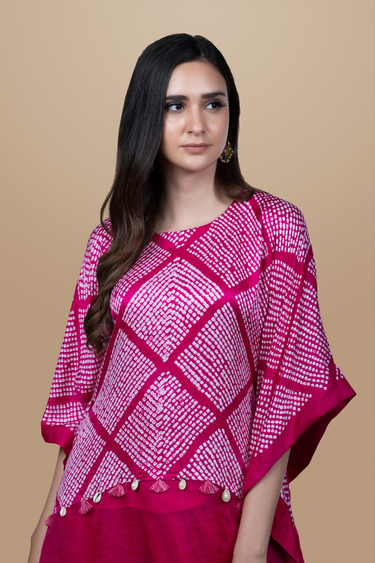 short kaftan with flap dhoti