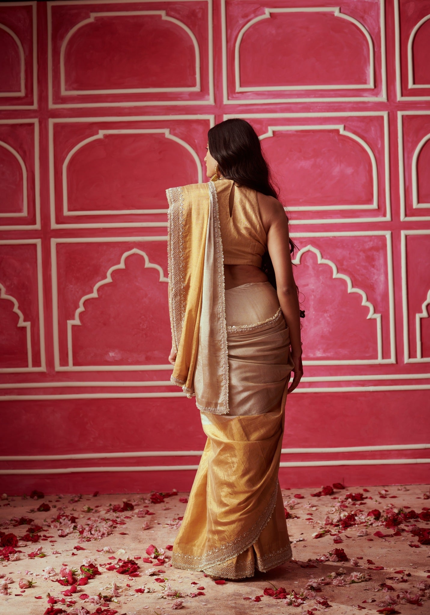 sona chandi  saree
