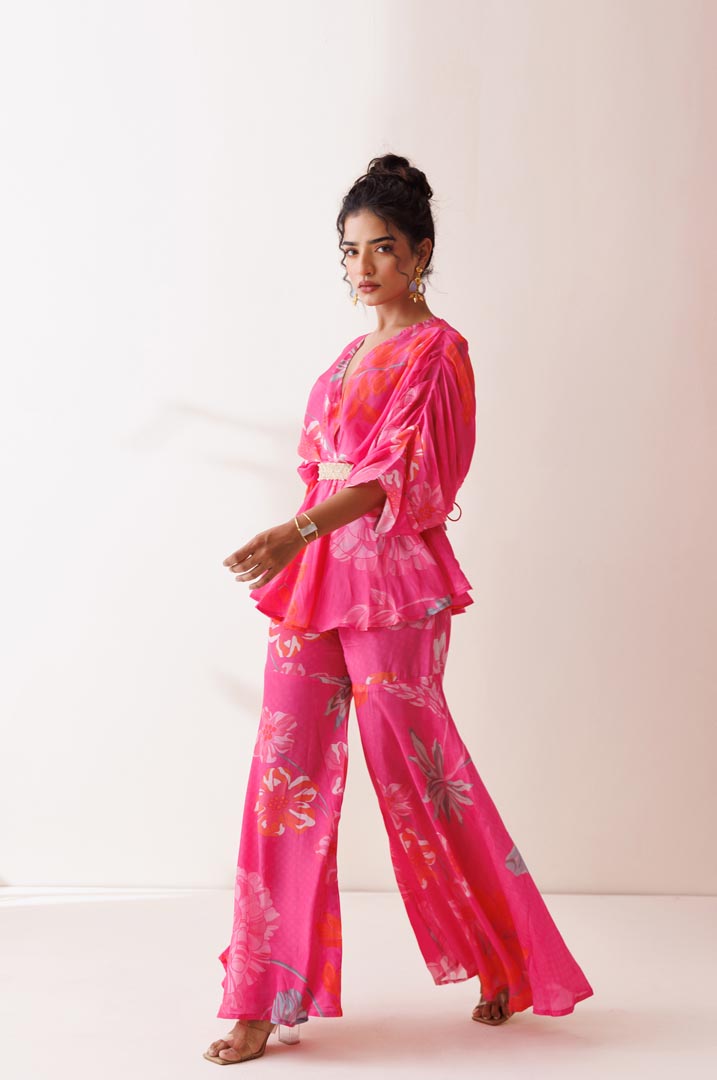 Pink magnolia co-ord set
