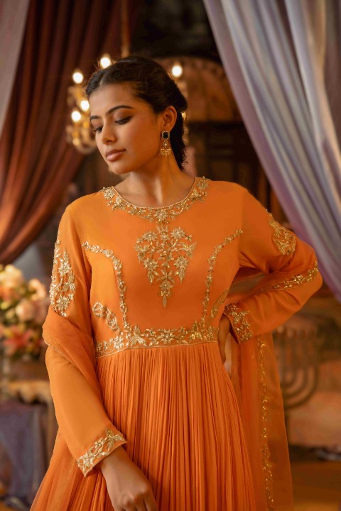 oriole long anarkali - image 3