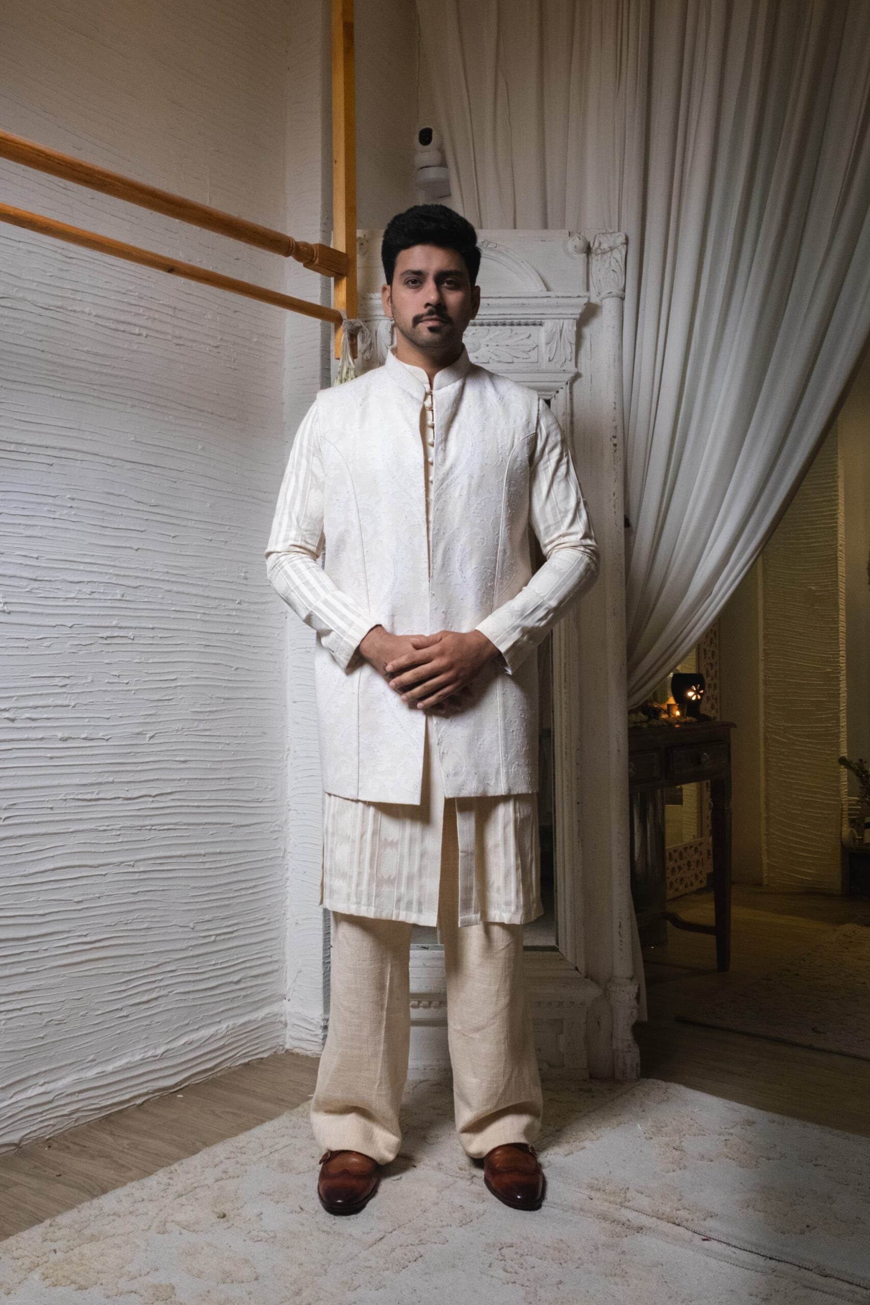 Half jacket kurta set
