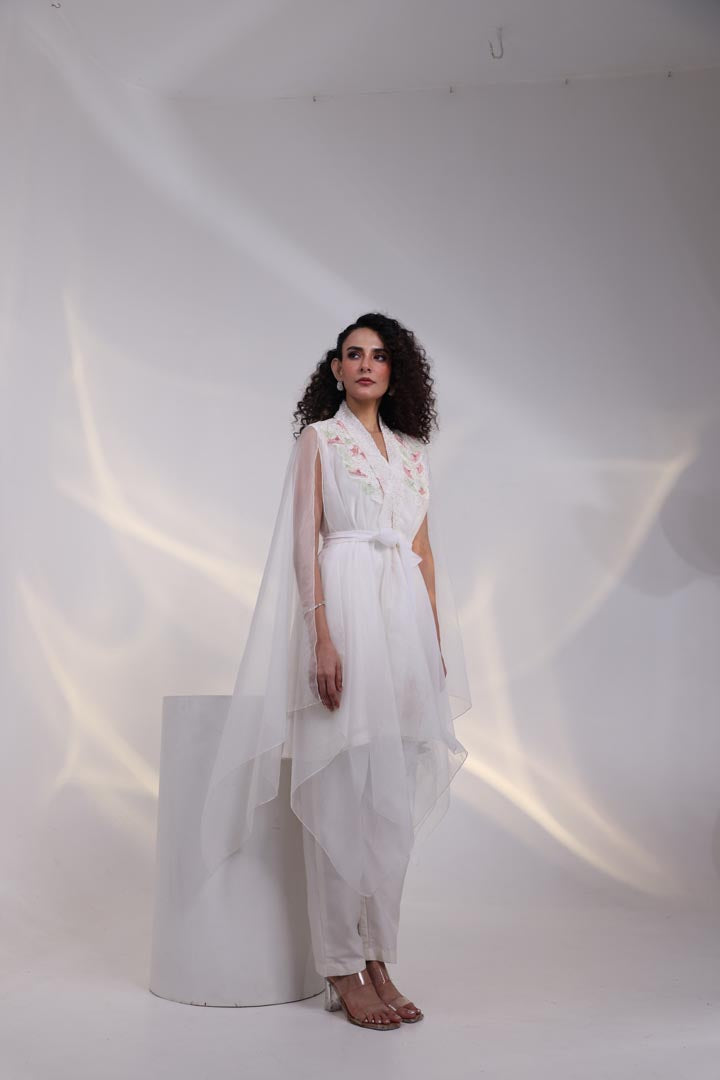 FLORAL NYRA AAD391WHITE