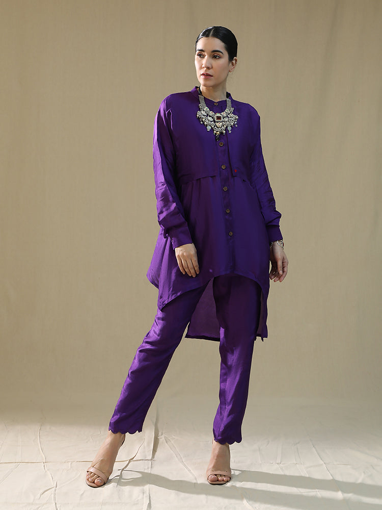 Purple Hearts Coord Set