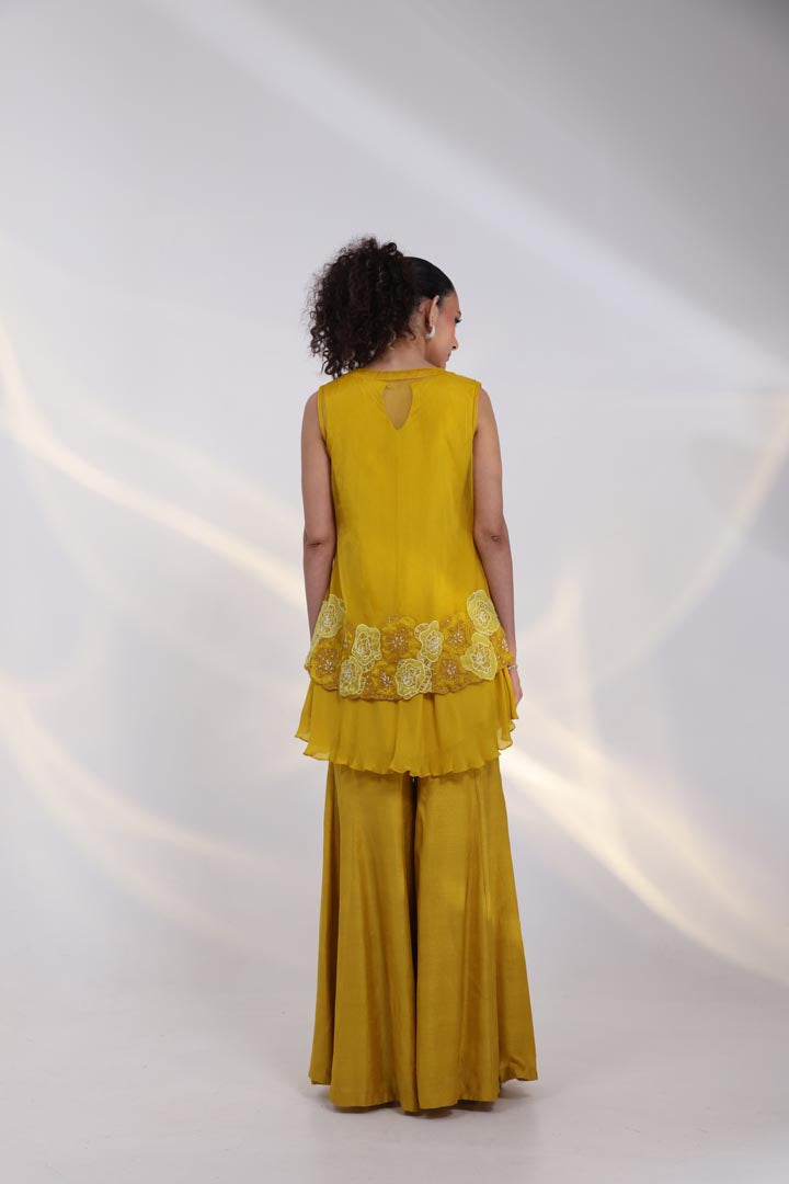 Velour Charm Outfit AAD626MUSTARD