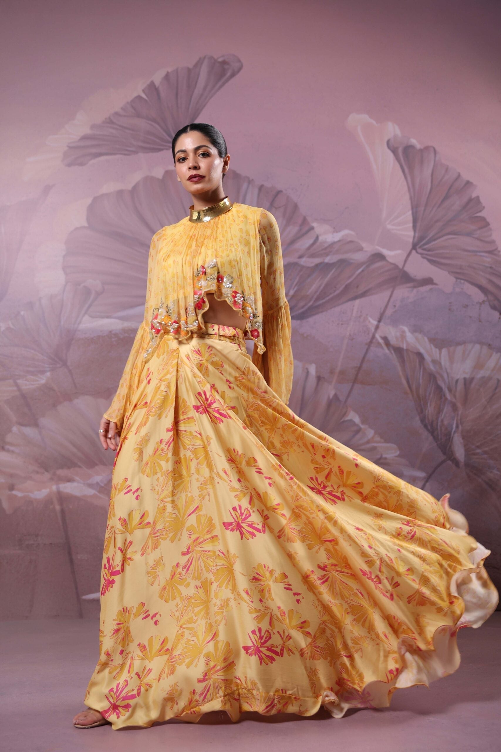 The Kesar Bagh                       Skirt top set
