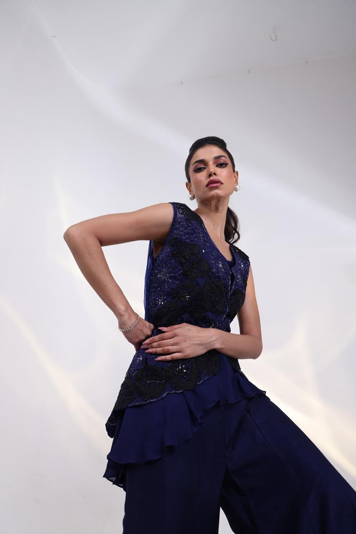 Velour Charm Outfit AAD626BLUE