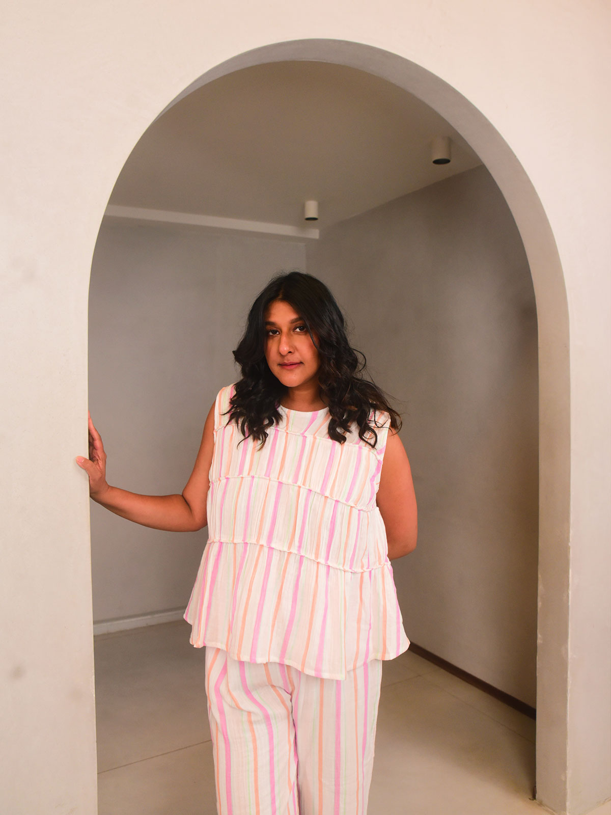 Anne Panelled Top