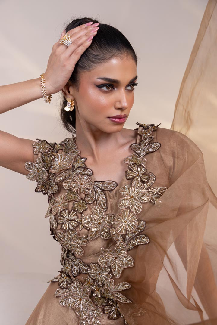 Dusky Floral Drape set SED9