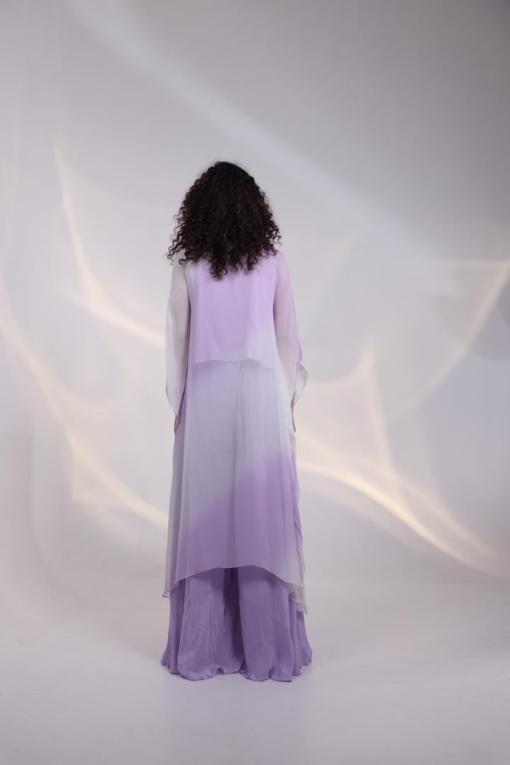 Palm Springs Shaded Kaftan Set AAD221LAVENDER