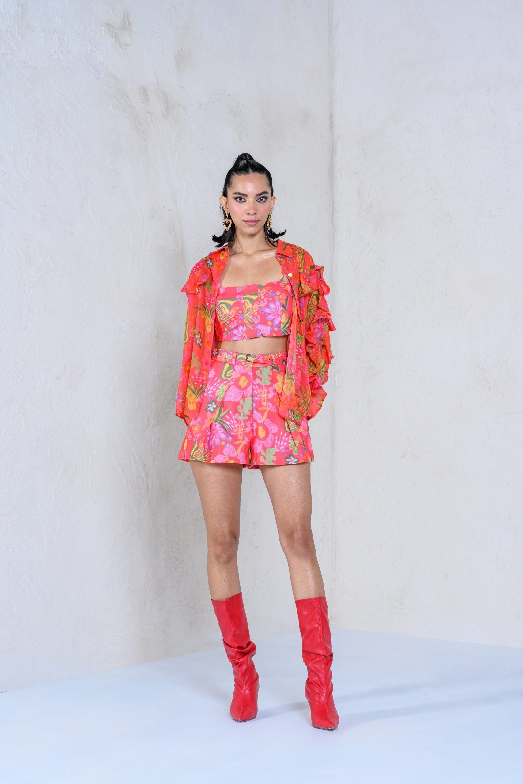 Image of Shirt-Short Set