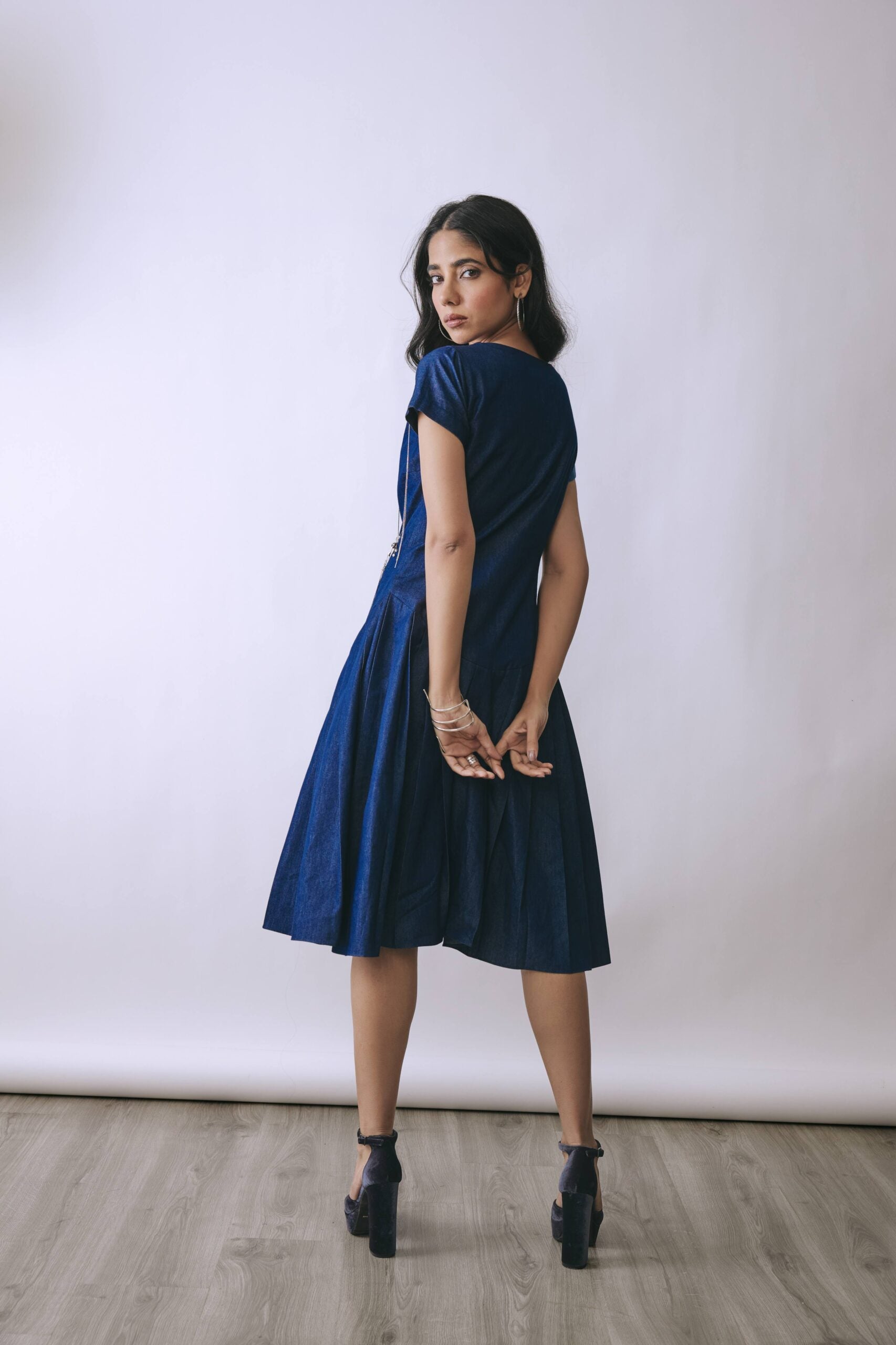 Deep Indigo Hook Dress