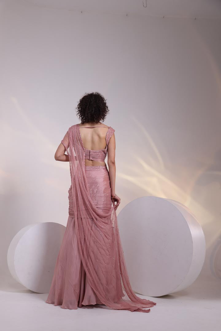 Rose Drape Luxe Concept Saree AAD624