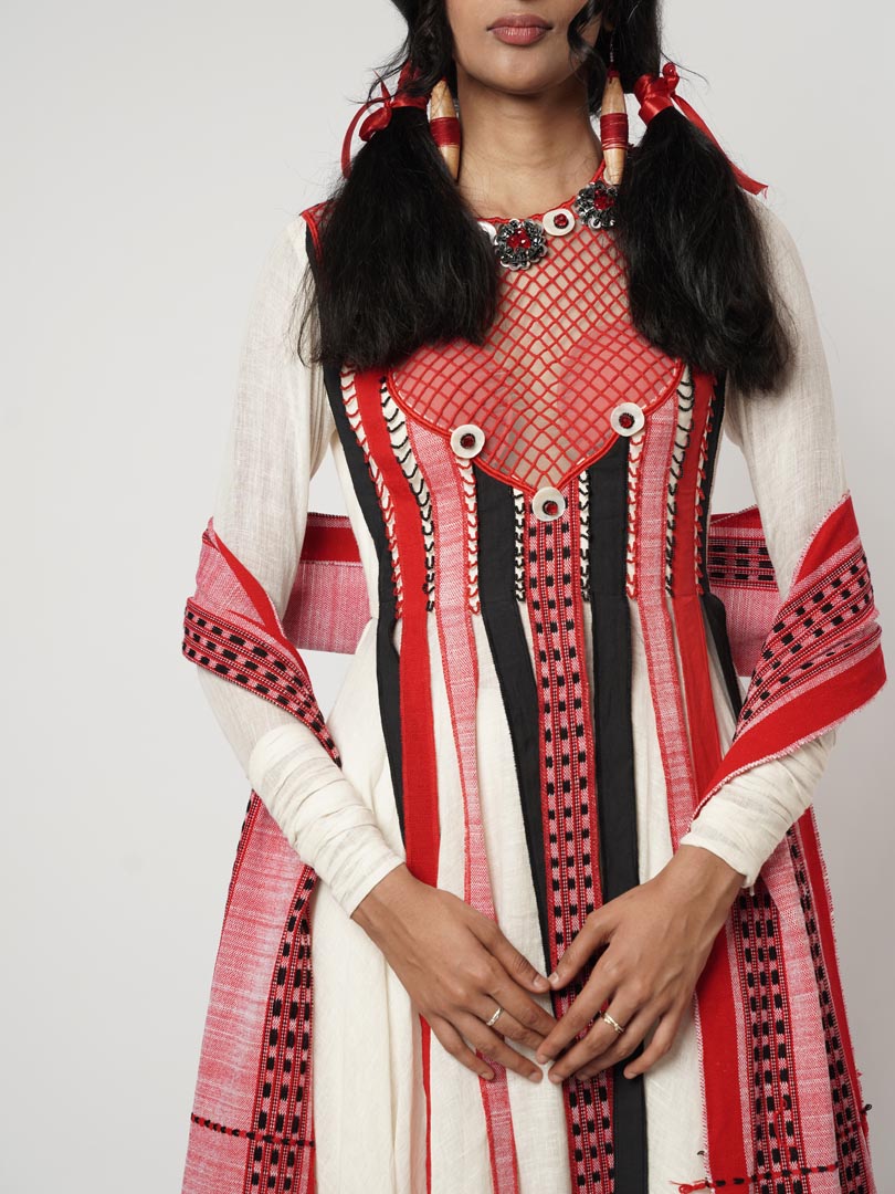 FLOATING PANELLED KAILDAR SET