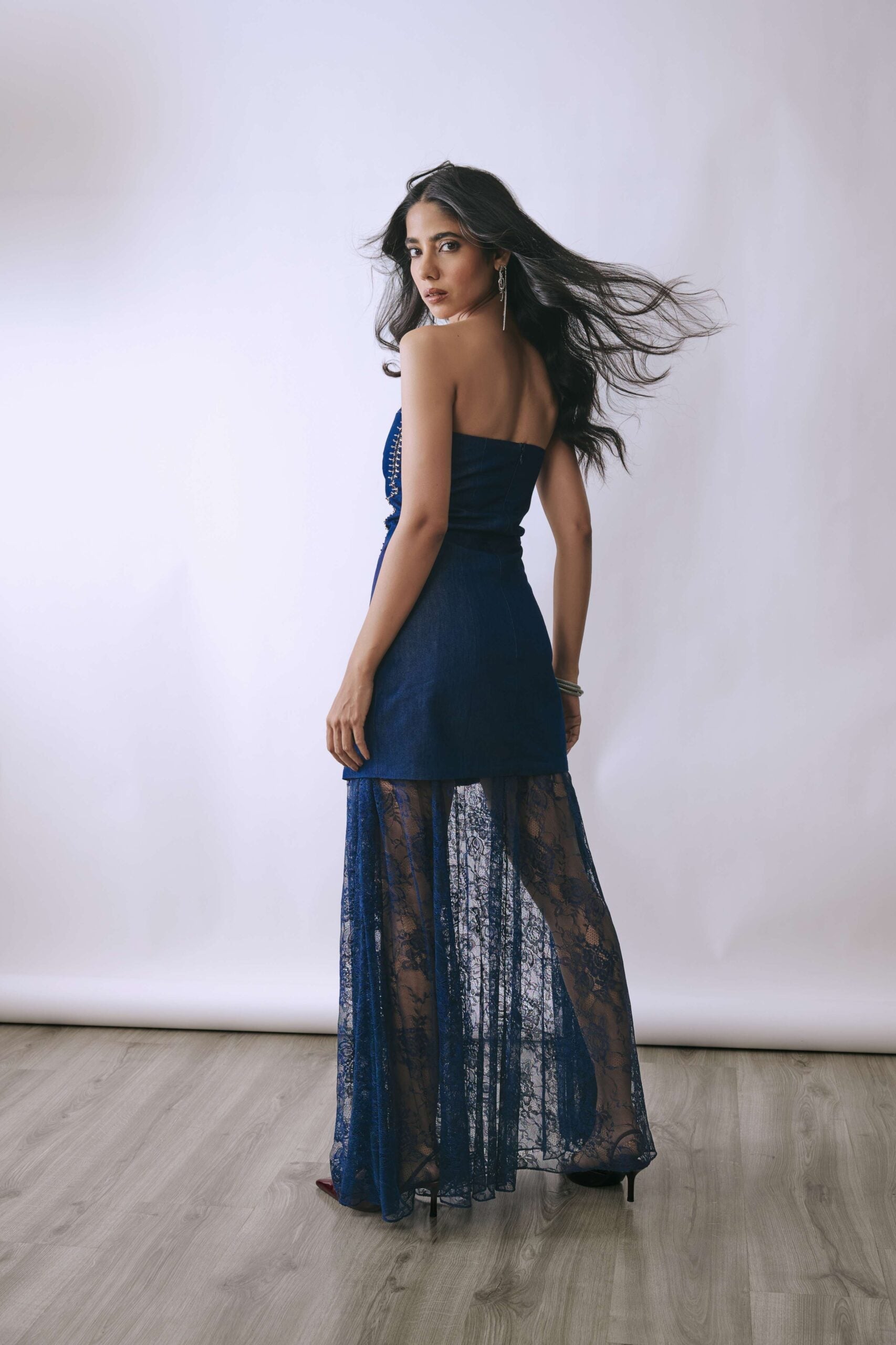 Indigo Mirage Layered Dress