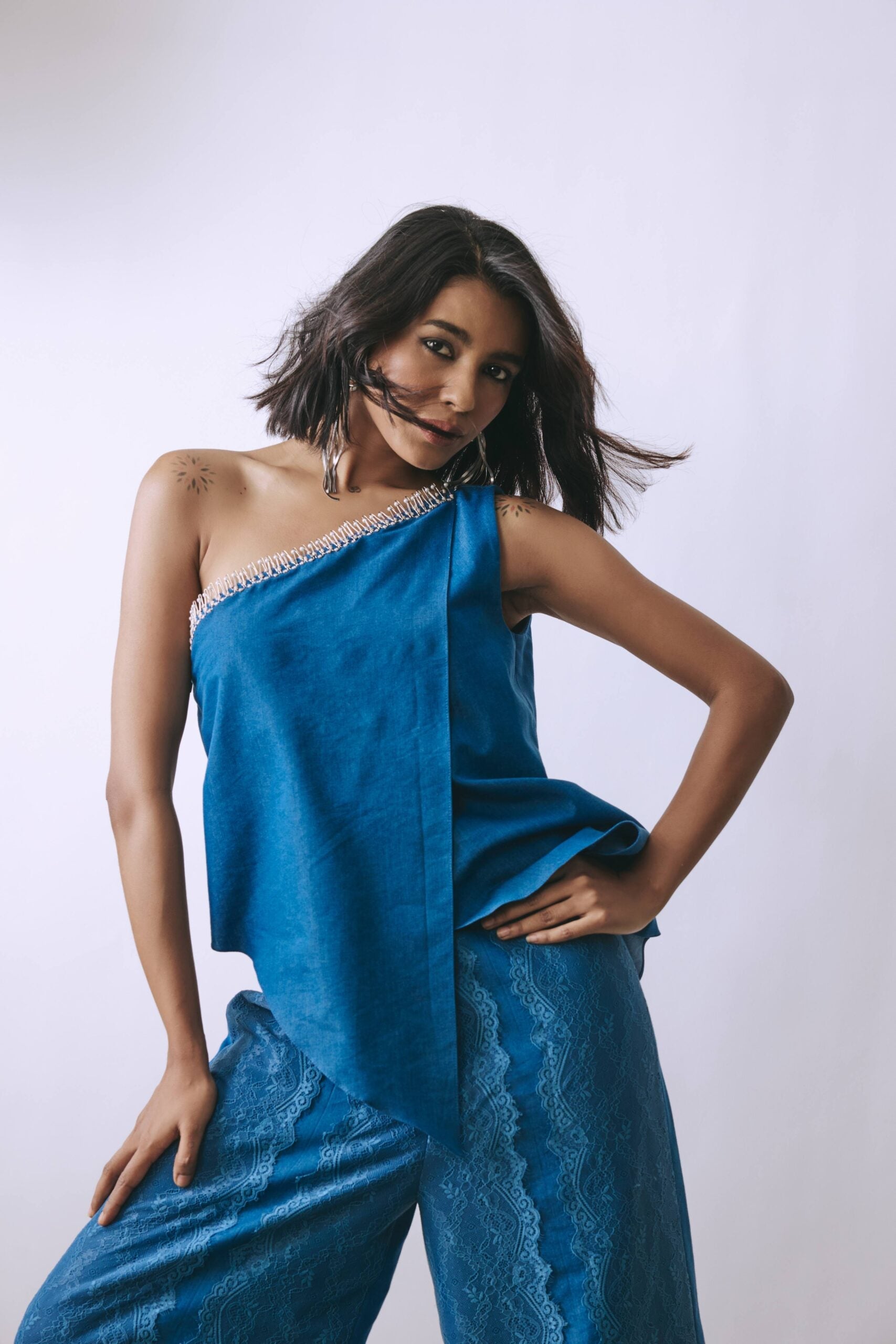 Indigo Cascade Jumpsuit