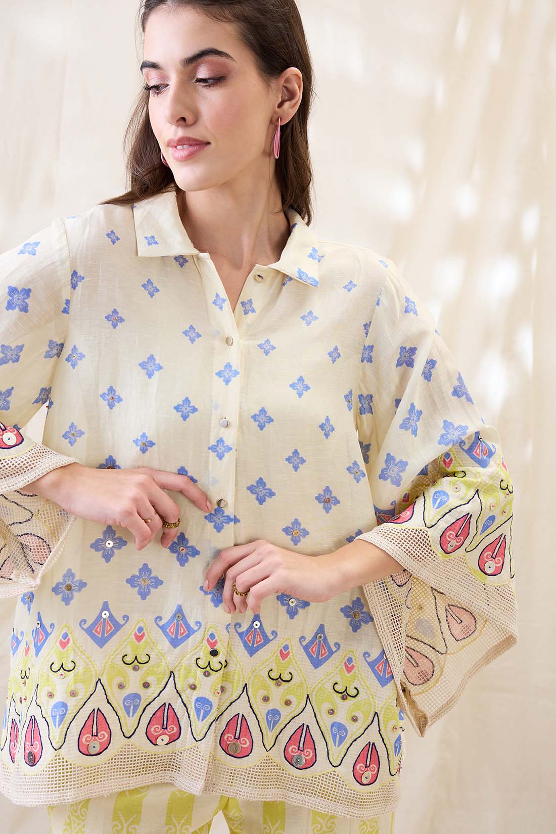 Kitchra Appliqued co-ord set SP4600