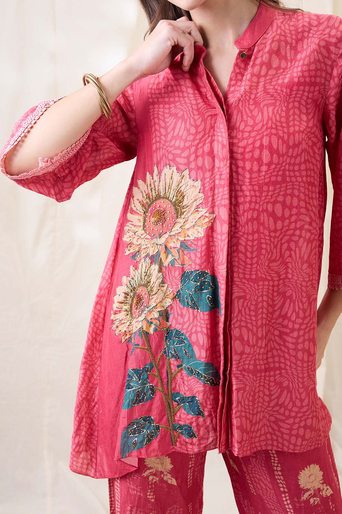 Ravya Embroidered co-ord set SP4604