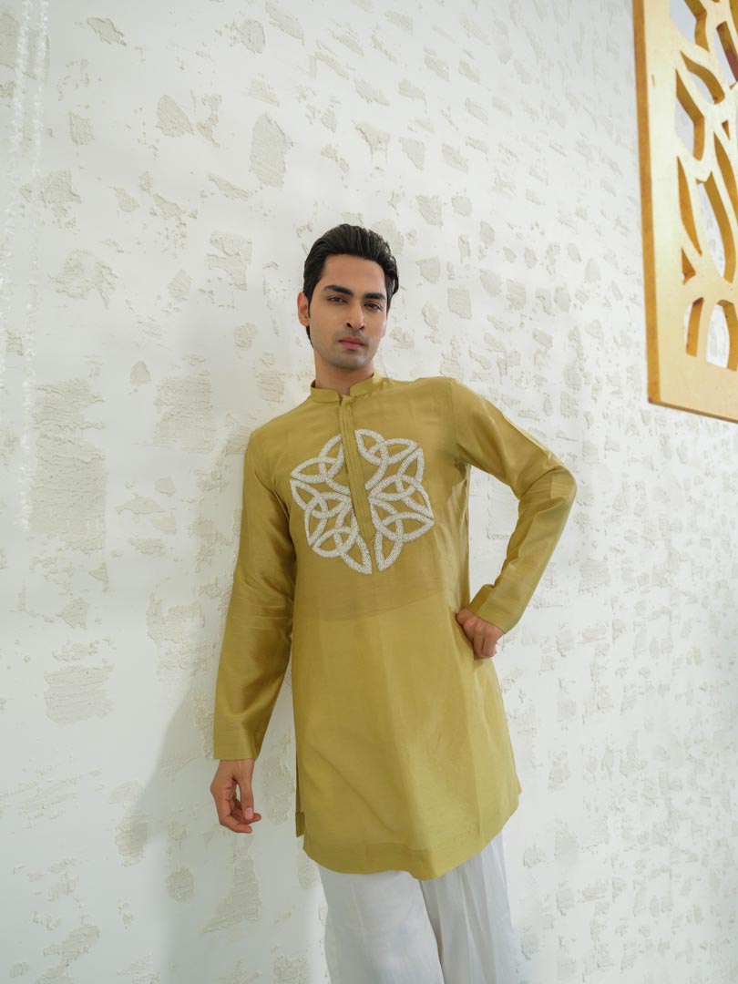 Fresh Moss Infinity kurta set
