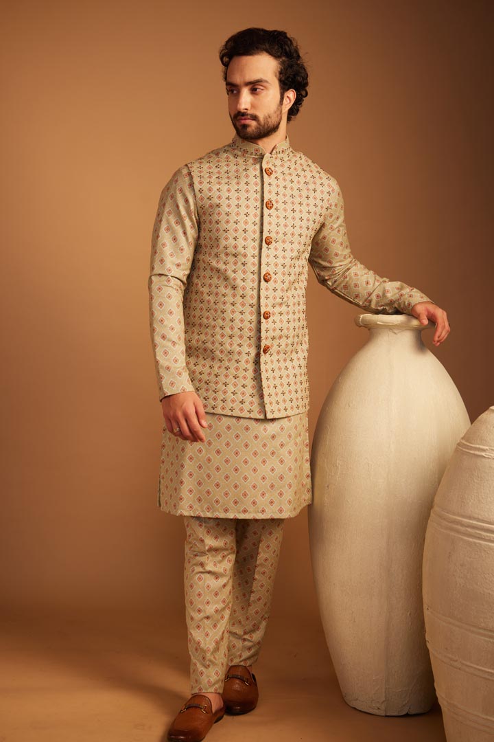 Image of Zaitooni Bandi Kurta Set