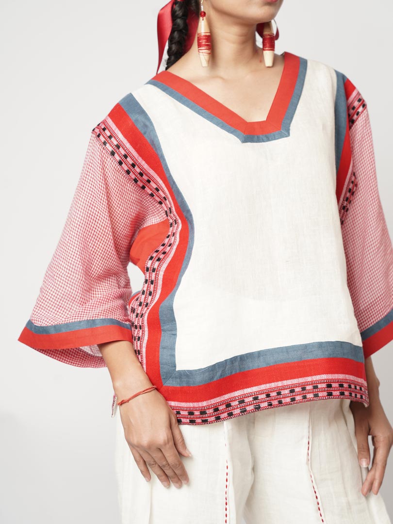 OMBRE PANELLED SCARF CO-ORD SET