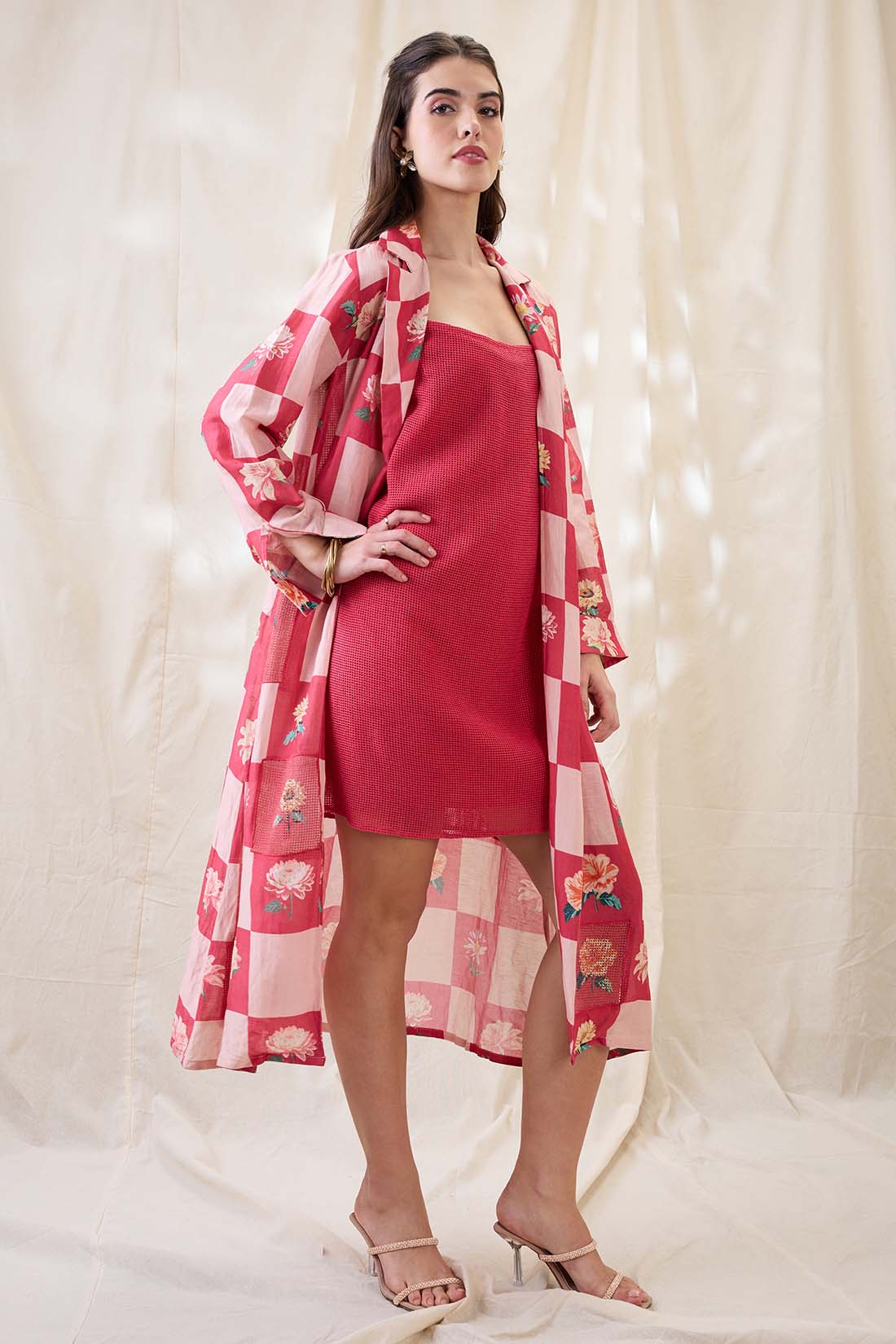 Ravya dress with embellished jacket SP4630