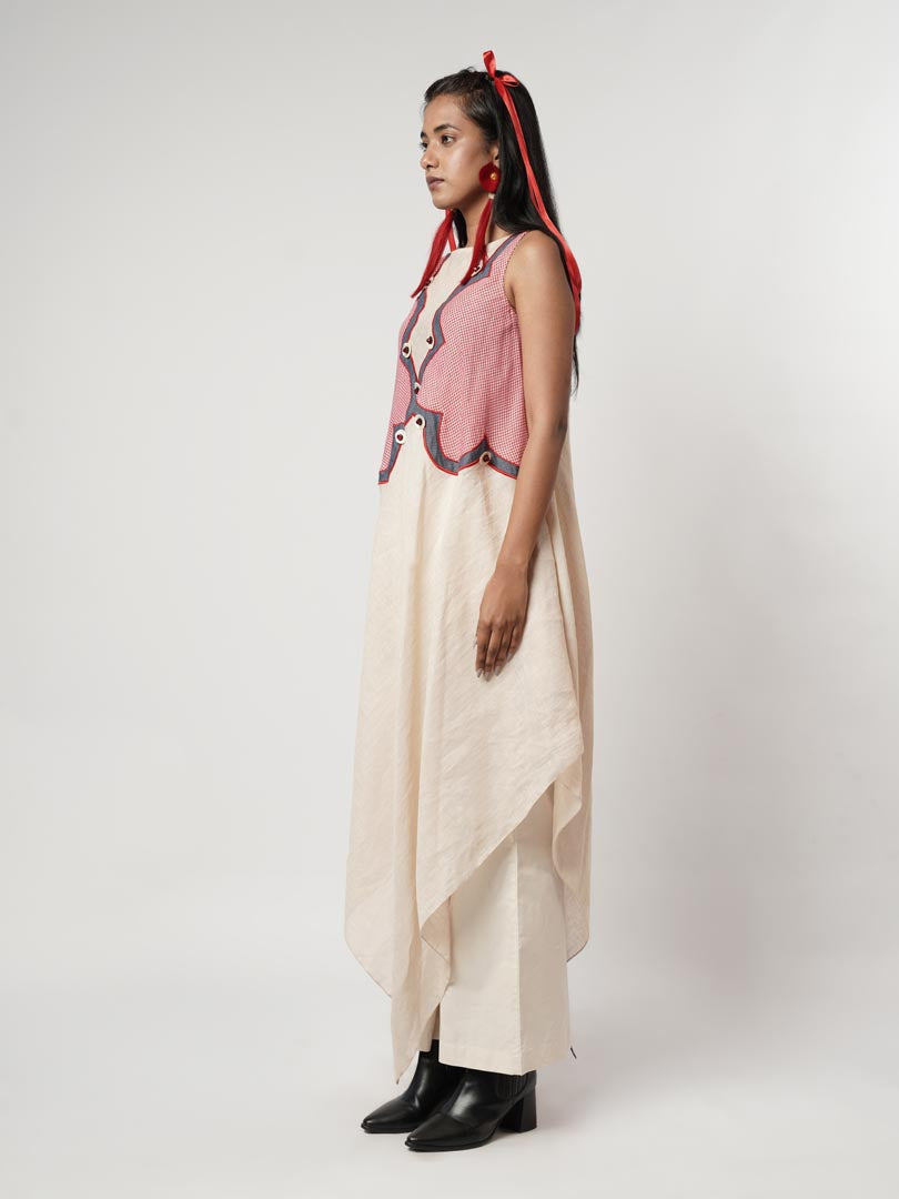 GAMCHA SCALLOPED TUNIC SET