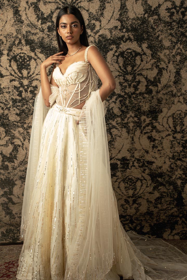 Organza Lehenga