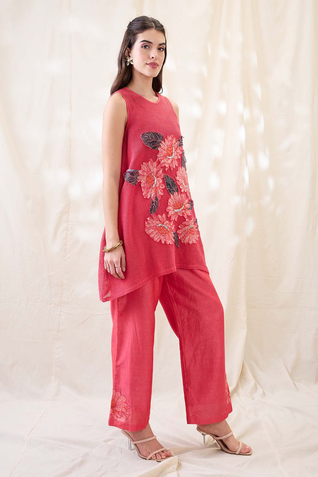 Ravya appliqued co-ord set SP4653