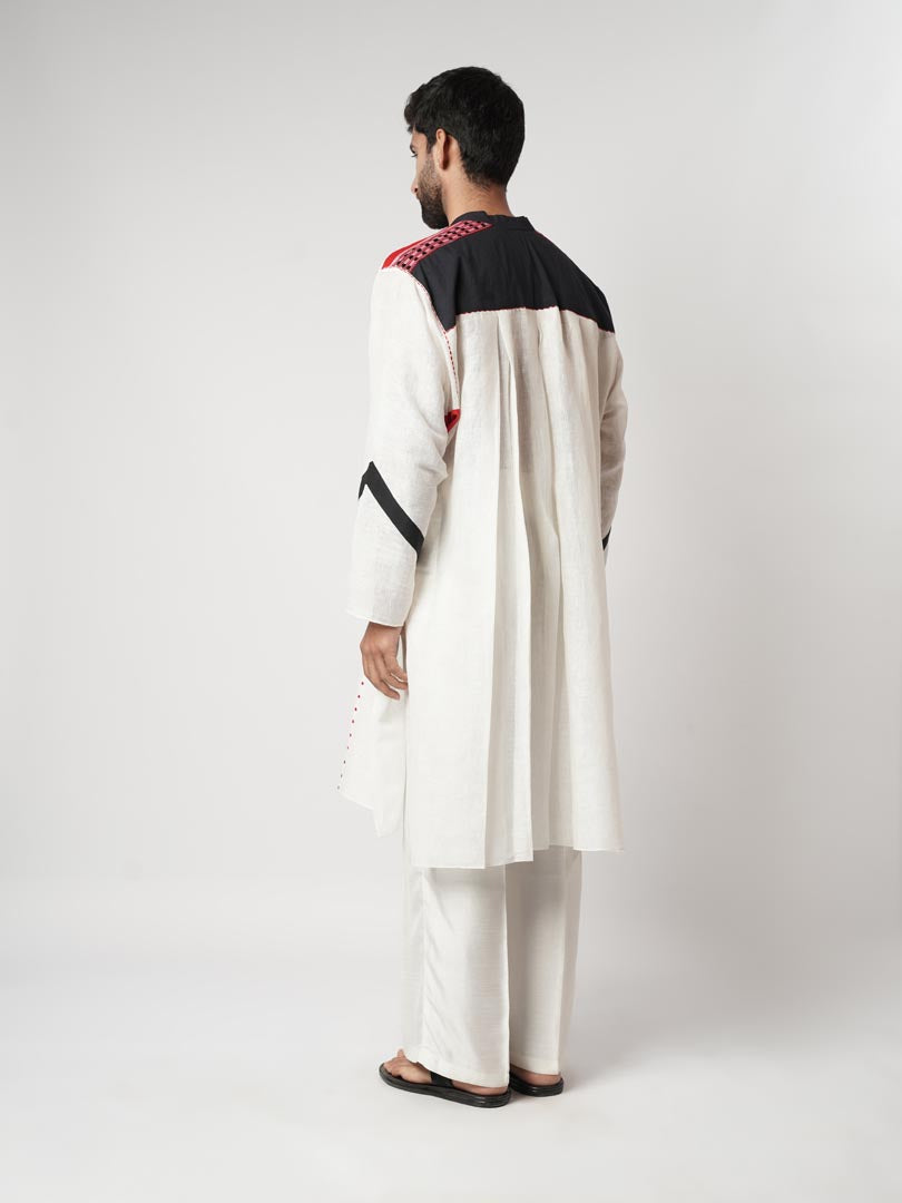 RUBY BINDI PANELLED OVERSIZED GUSSET KURTA SET